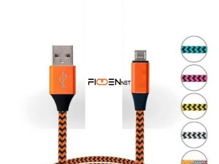 Cable Tipo Soga Usb A Micro Usb 1 Metro Colores - La Plata