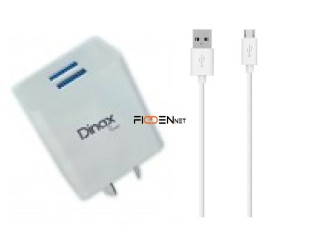 Cargador Dinax Micro Usb 4.2 Amperes 2 Puerto Usb - La Plata