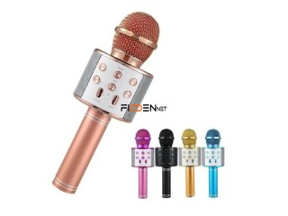 Microfono Bluetooth Karaoke WS858 USB Inalambrico - La Plata