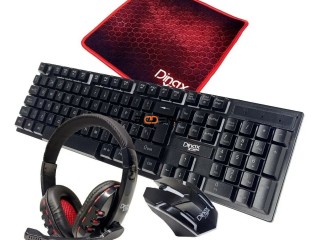 Combo Gamer 4 en 1 Teclado Mouse Auriculares Pad - La Plata