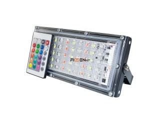 Reflector led RGB 50W con control 220v - La Plata