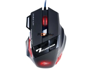 Mouse Gamer Jiexin Luz Rgb Retroiluminado Usb Dpi Notebook PC - La Plata