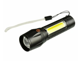 Linterna Tactica Led Xpe + Cob Recargable - La Plata