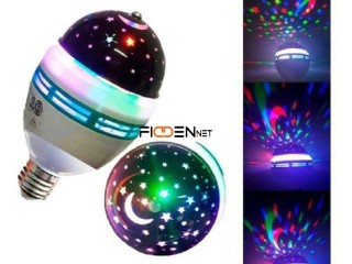 Lampara Bola RGB Estrellas Giratoria Luces - La Plata