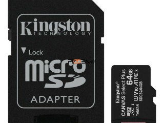 Memoria Kingston 64GB Micro Sd Clase 10 100mbps - La Plata