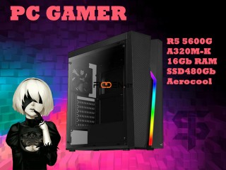 PC Gamer R5 5600G 16 Gb Ram SSd 480gb