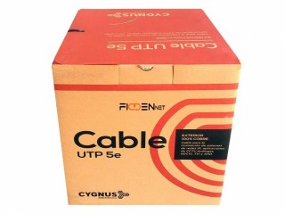 CABLE UTP CYGNUS CAT5E PARA EXTERIOR AWG24 100% COBRE