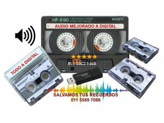 AUDIO CASSETTE y Mini mejorado a Pendrive Apto Smart TV