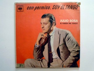 Disco LP Vinilo Tango CBS Julio Sosa 33 RPM 1963