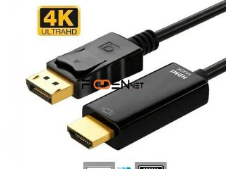 Cable Displayport A Hdmi 1,8 Metros Display Port 4k - La Plata