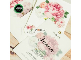 Tarjetas De Invitacion 15 Bodas Eventos