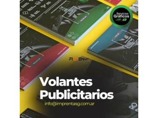 ¡Volantes Publicitarios Personalizados - Diseño sin Cargo!