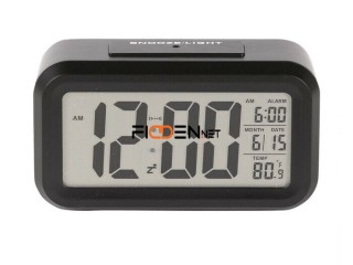 Reloj Despertador Digital Alarma Temperatura Con Luz - La Plata