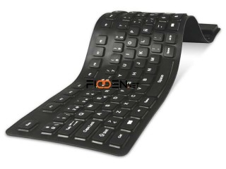 TECLADO NOGANET FLEXIBLE NEGRO USB