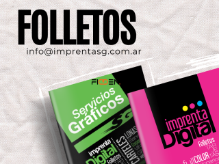 Impresion de folletos publicitarios - diseño sin cargo