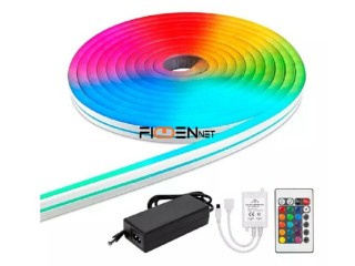 Tira Luz Led Rgb 5050 5 Mts Neon Kit Completo Control Remoto - La Plata