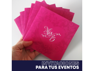 Tarjetas de invitacion de cumpleaños