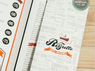 Menu Impreso Con Diseño Personalizado