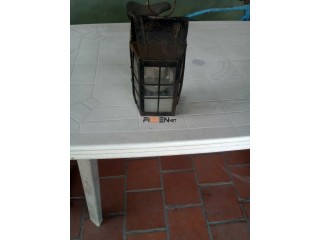 Farol de chapa de hierro