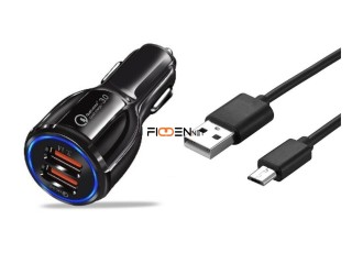 Cargador Auto Aitech Micro usb Turbo Carga Rapida 2 USB 3.0 - La Plata