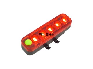 Luz Para Bicicleta Color Rojo Recargable USB - La Plata