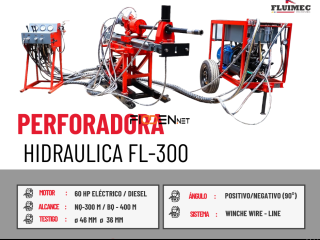 HIDRAULICA FL 300 EQUIPO PARA EXPLORACION EN MINA