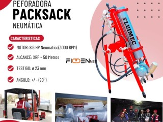 PERFORADORA PACKSACK NEUMATICA FL-50 EQUIPO INDISPENSABLE PARA MINERIA👷🏻‍♂️⚒️