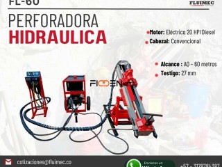 PERFORADORA HIDRAULICA FL 60 PARA YACIMIENTO DE MINERALES 👷🏻‍♂️⚒️