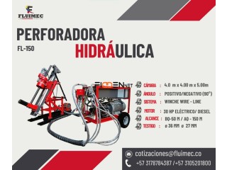 PERFORADORA HIDRAULICA FL 150 – MAQUINA PARA PROYECTOS MINEROS👷🏻⚙️