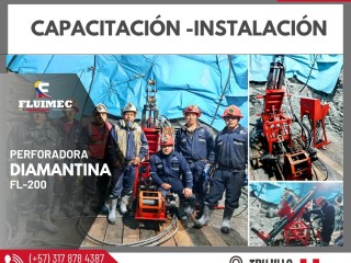 PERFORADORA DIAMANTINA FL-200 MINERIA – GEOLOGIA – SOCAVON👷🏻⚙️