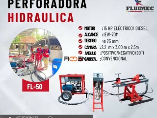 PERFORADORA HIDRAULICA PACKSACK FL 50 – PARA PERFORACION DE ROCAS 👷🏻🔩