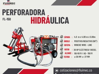 PERFORADORA HIDRAULICA FL 150 – MAQUINA PARA PROYECTOS MINEROS👷🏻⚙️