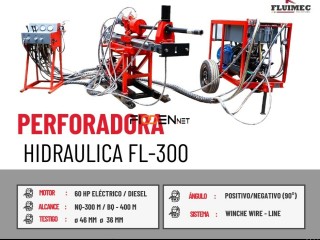 PERFORADORA HIDRAULICA FL-300 MINERIA – GEOLOGIA – SOCAVON👷🏻⚙️