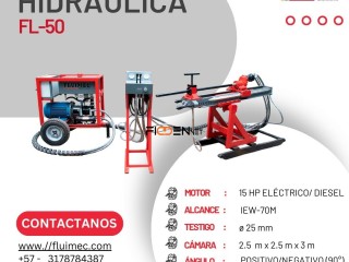 MAQUINA HIDRAULICA PACKSACK FL-50 PARA TRABAJOS EN SUPERFICIE, TERRENOS ROCOS.👷🏻⚙️