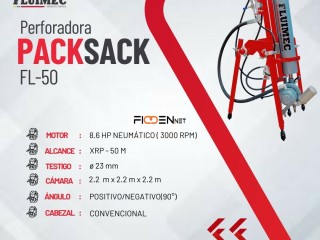 MAQUINA NEUMATICA PACKSACK FL-50 PARA TRABAJOS EN SUPERFICIE, TERRENOS ROCOS.👷🏻⚙️