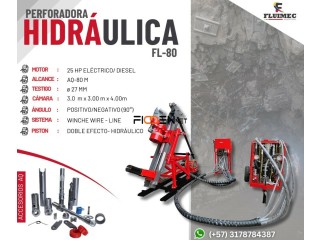 PERFORADORA HIDRAULICA FL 80 PARA YACIMIENTO DE MINERALES - EQUIPO EFICIENTE 👷🏻⚙️