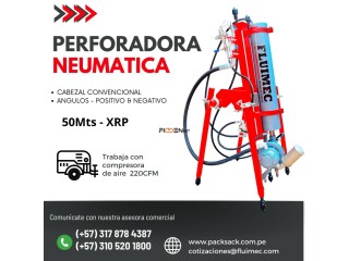 PERFORADORA NEUMATICA PACKSACK FL 50, MINERÍA – EQUIPO PARA RECUPERACIÓN DE MINERALES👷🏻⚙️