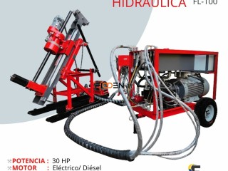 PERFORADORA HIDRAULICA FL 100 MAQUINA VERSATIL PARA ROCAS FRACTURADAS👷🏻⚙️