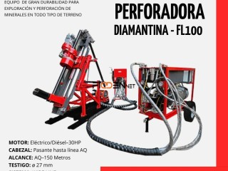 PERFORADORA DIAMANTINA FL-100 PARA PROYECTOS MINEROS - EXPLORACION EN MINA👷🏻⚙️