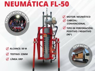 PERFORADORA NEUMATICA PACKSACK FL 50 - MAQUINARIA PARA MINERÍA, PERFORACION - SOCAVON👷🏻⚙️