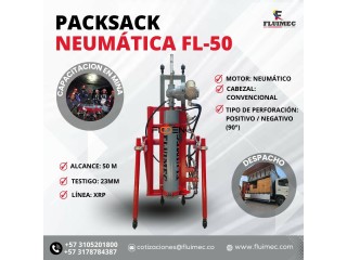 PERFORADORA NEUMATICA PACKSACK FL 50 - MAQUINARIA PARA MINERÍA, PERFORACION - SOCAVON👷🏻⚙️