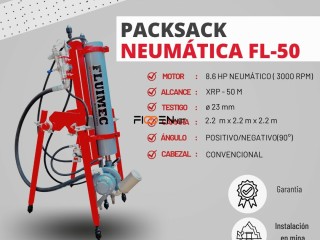 PACKSACK NEUMATICA FL 50 - EQUIPO PARA TRABAJOS EN MINERIA👷🏻⚙️