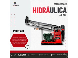 PERFORADORA HIDRAULICA AD-200 - EQUIPO PARA TRABAJOS EN MINERIA, INTERIOR Y SUPERFICIE 👷🏻⚙️