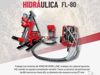 PERFORADORA HIDRAULICA FL 80 - EQUIPO PARA TRABAJOS EN MINERIA, INTERIOR Y SUPERFICIE 👷🏻⚙️