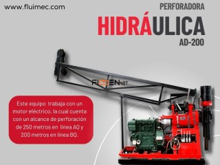 PERFORADORA HIDRAULICA AD200 MAQUINARIA PARA PROYECTOS MINEROS 👷🏻⚙️