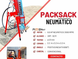 EXPLORACIÓN – MAQUINA NEUMATICA PACKSACK FL-50 PARA MINERIA👷🏻⚙️