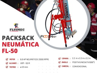 PERFORADORA NEUMATICA PACKSACK FL50 EQUIPO PARA PROYECTOS MINEROS - EXPLORACIONMINA👷🏻⚙