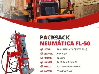 PERFORADORA NEUMATICA PACKSACK FL50 EQUIPO PARA PROYECTOS MINEROS -SUPERFICIE👷🏻⚙