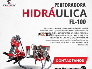 PERFORADORA HIDRAULICA FL100 EQUIPO PARA TRABAJOS EN MINA - GEOLOGÍA👷🏻⚙