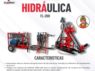 HIDRAULICA FL-200 - EXTRACCIÓN DE MINERALES,ORO